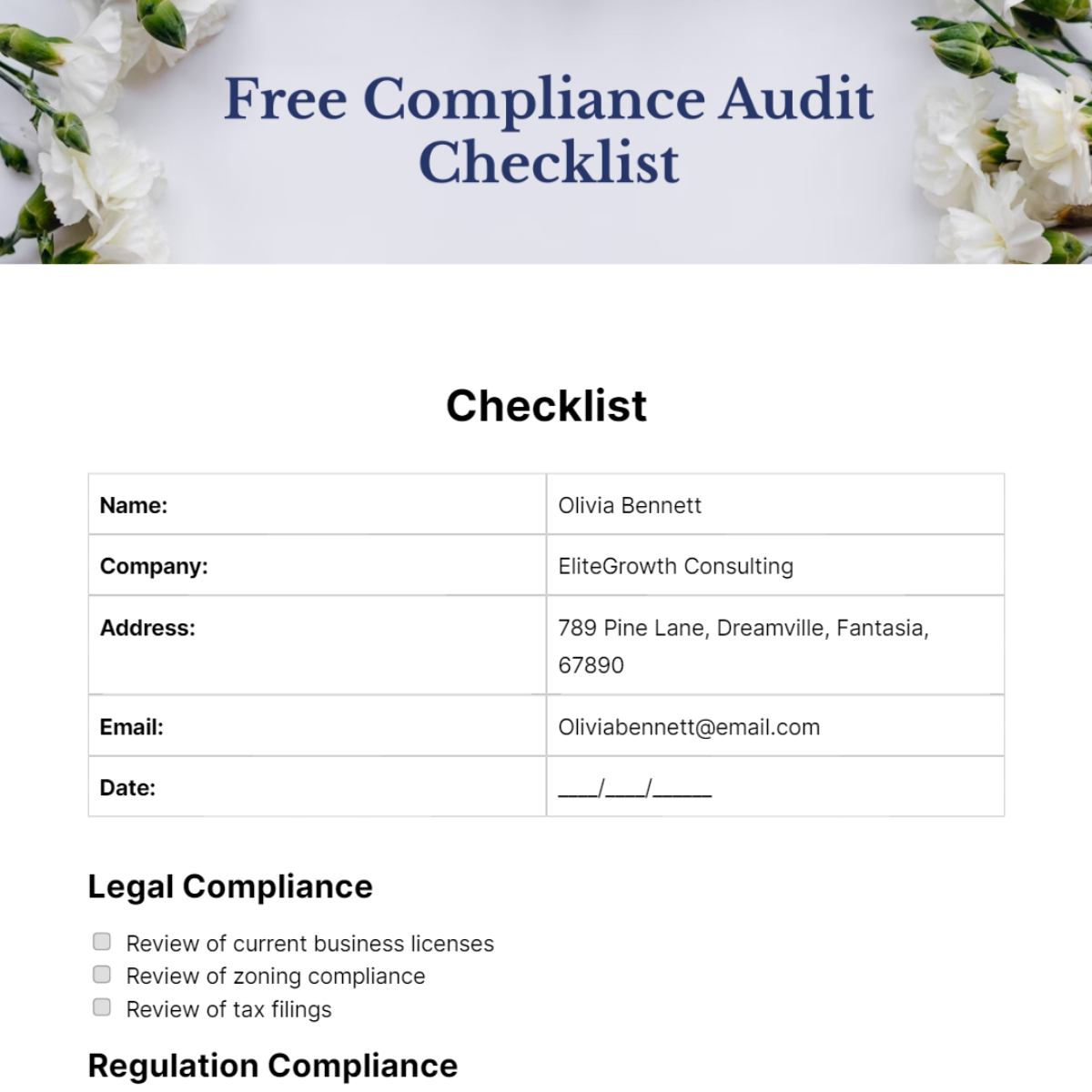 FREE Audit Checklist Templates & Examples - Edit Online & Download ...