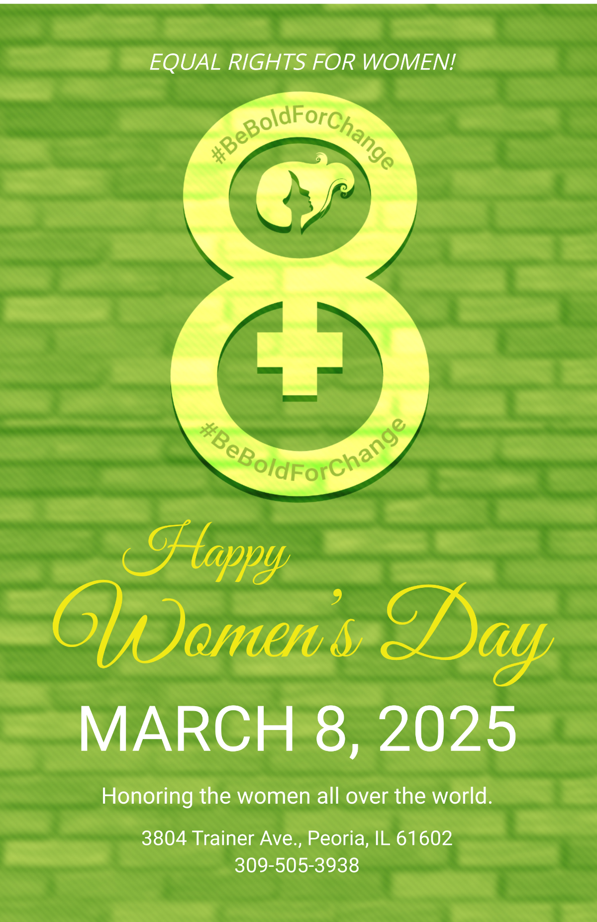 Printable Womens Day Poster Template
