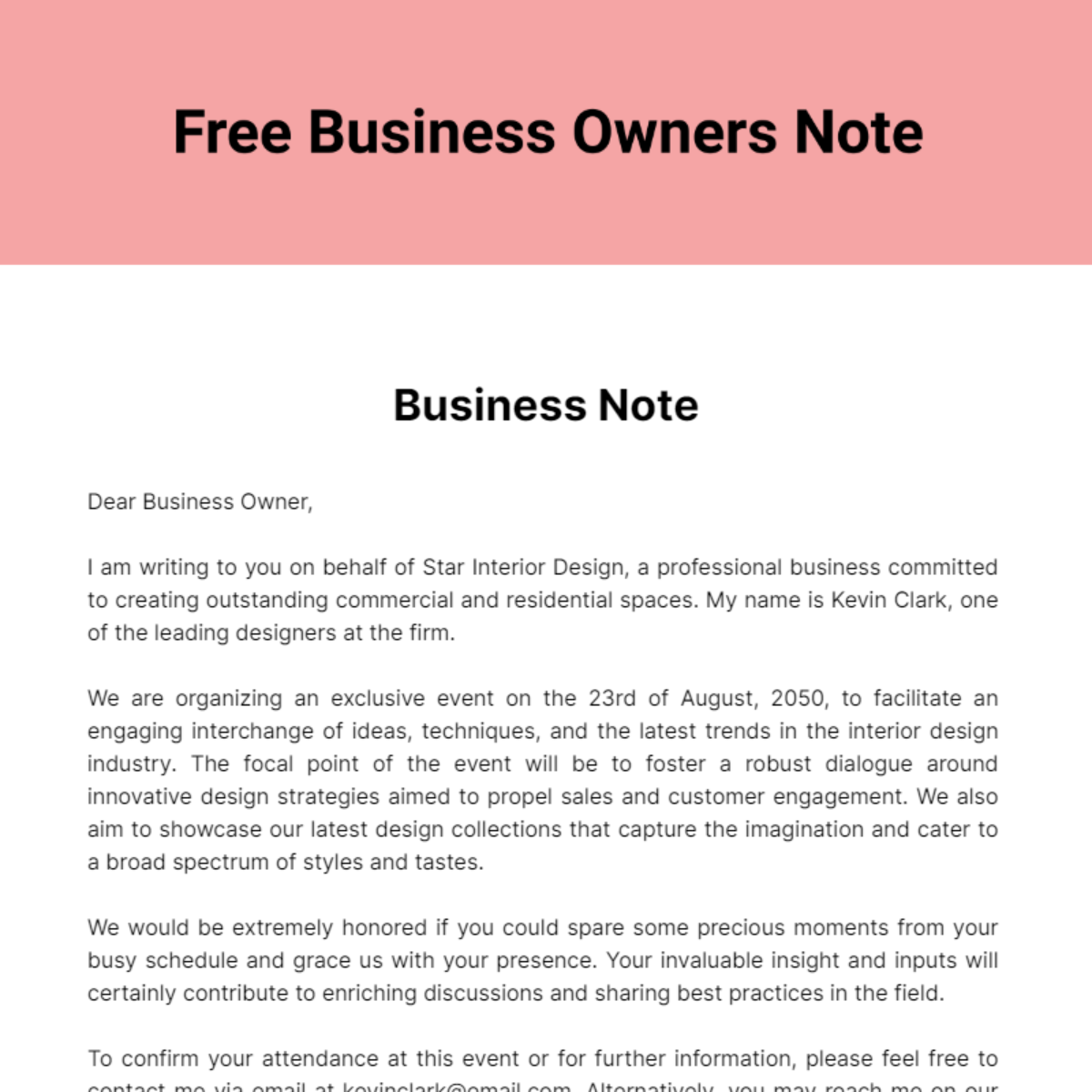 Free Business Owners Note Edit Online & Download