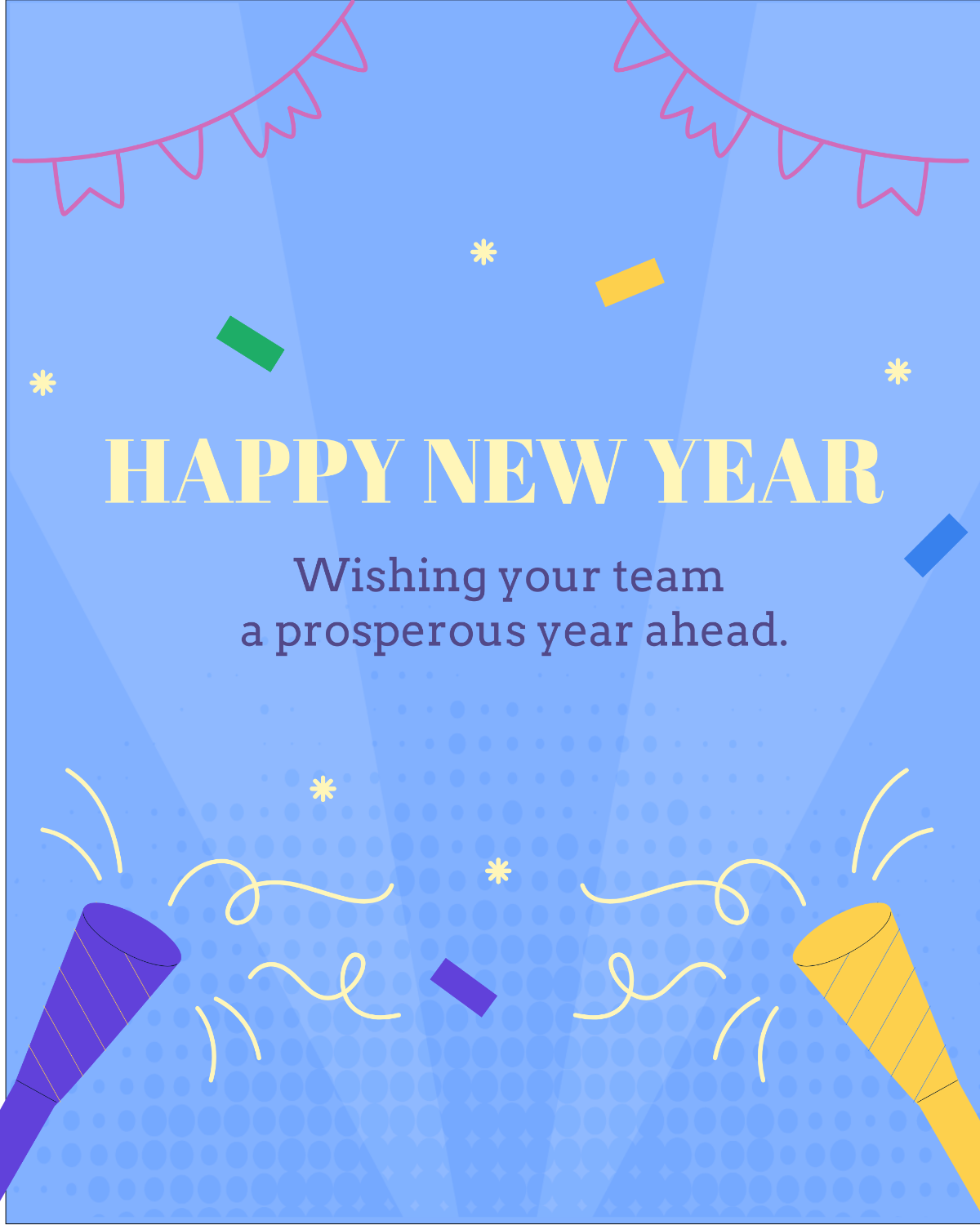Company New Year Social Media Post