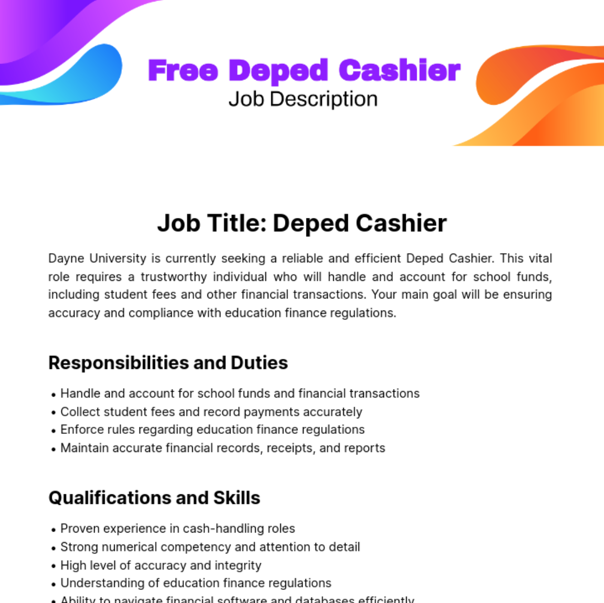 deped-cashier-job-description-template-edit-online-download-example