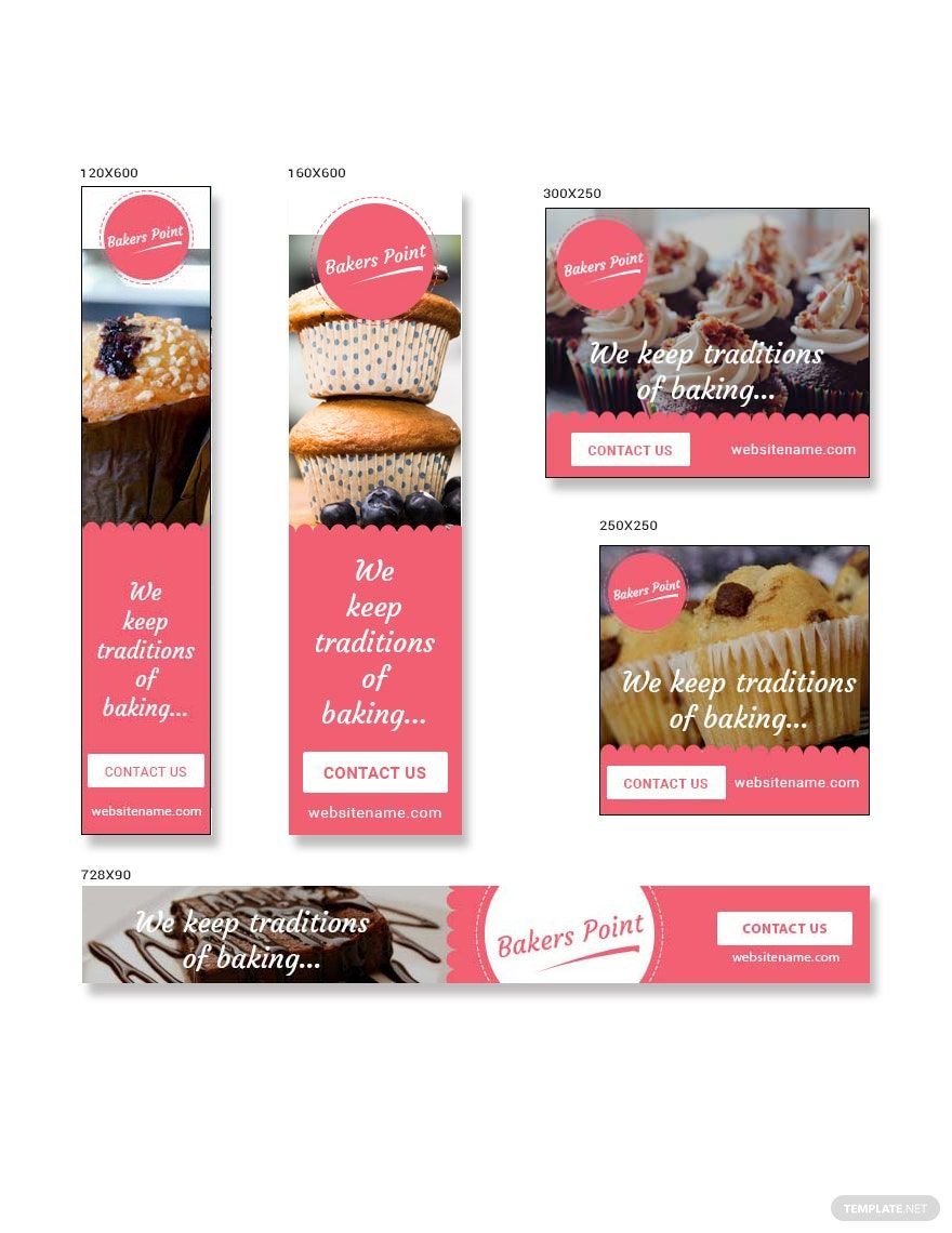 Bakery Ad Banners Template