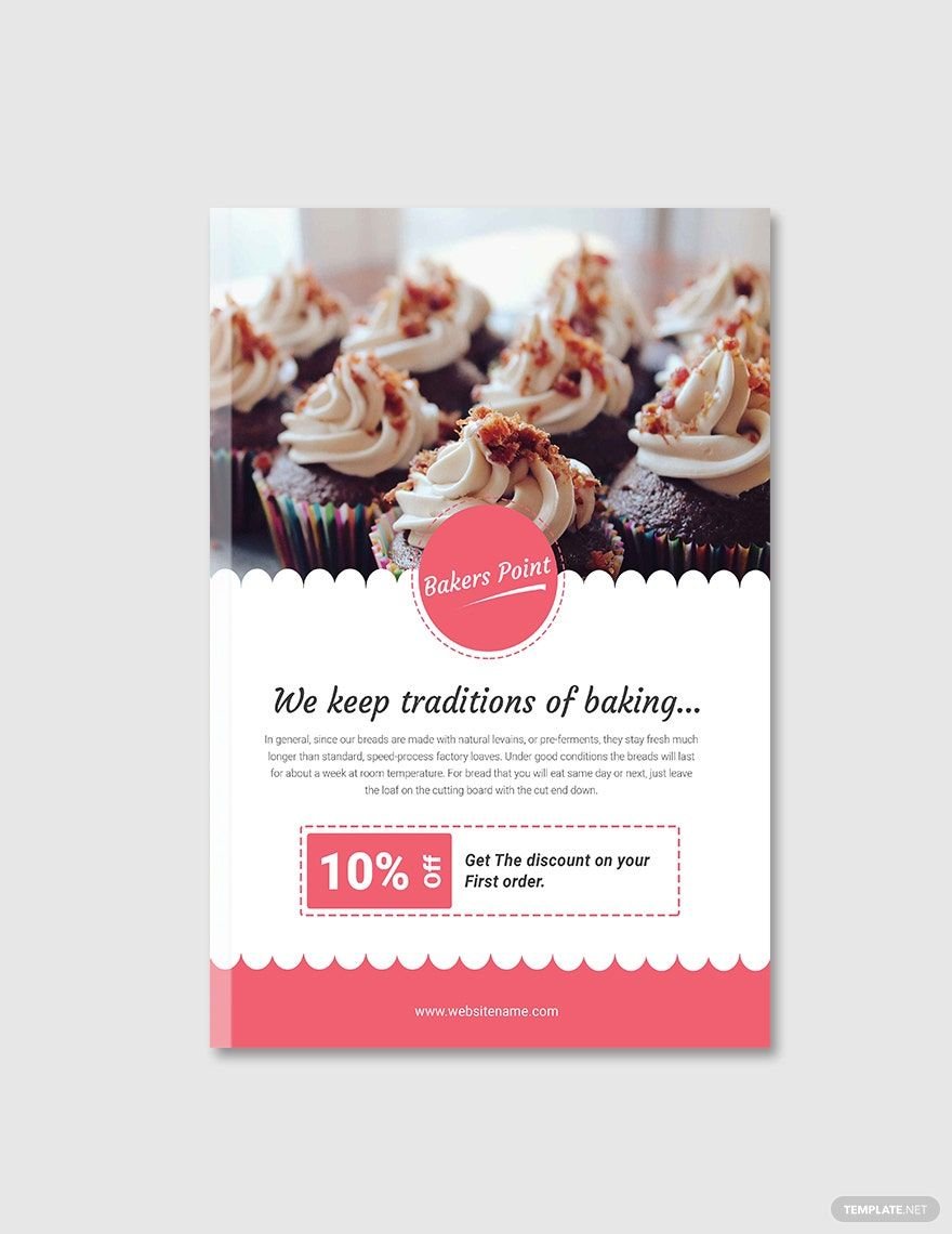 Bakery E-Book Cover Page Template