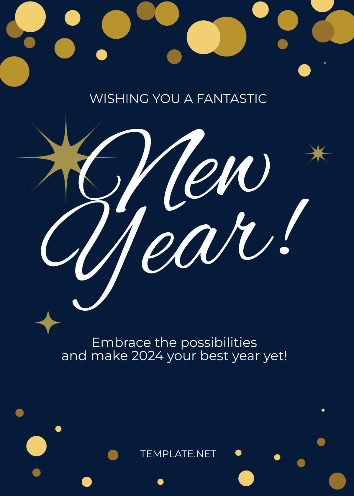 Free New Year Greeting Official Letter Template