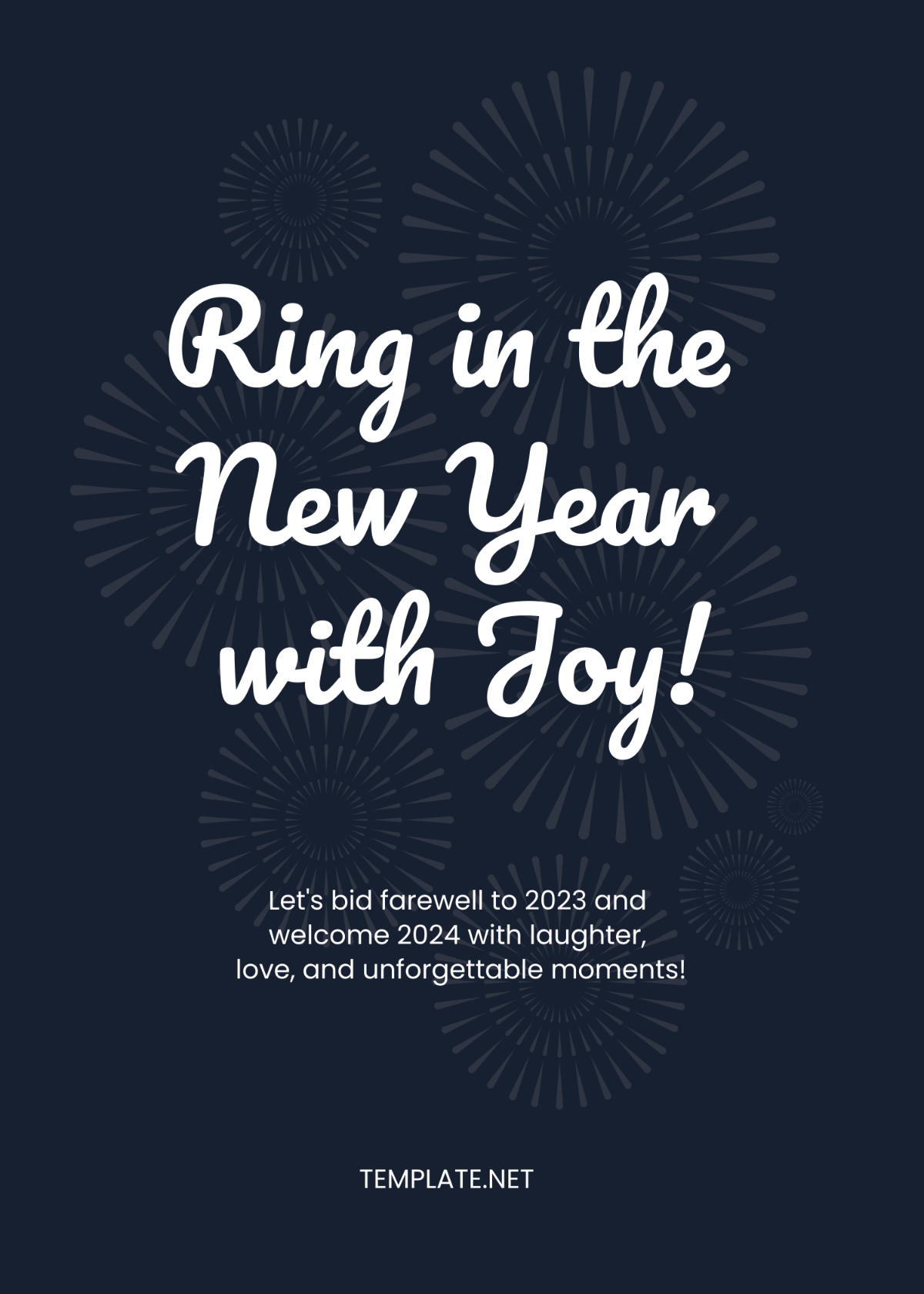 Free New Year Special Greeting Template