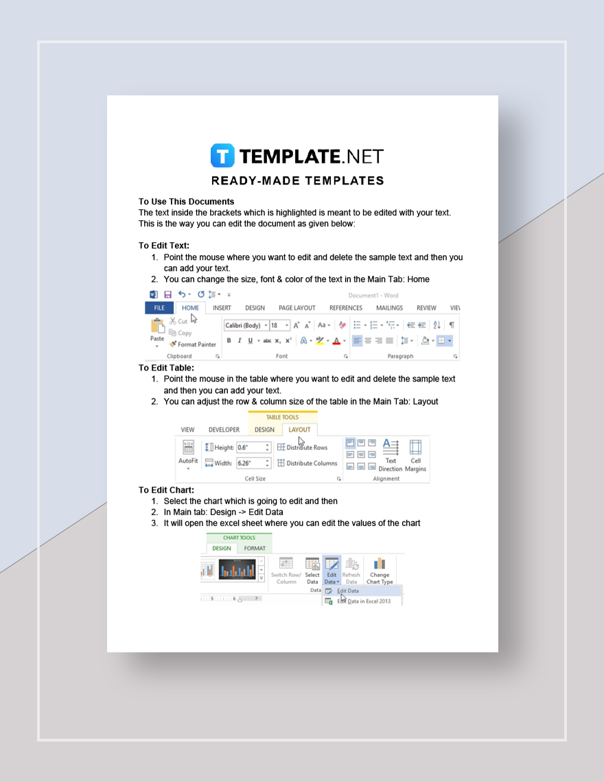 Annual Planning Calendar Template in Google Docs Word Pages PDF