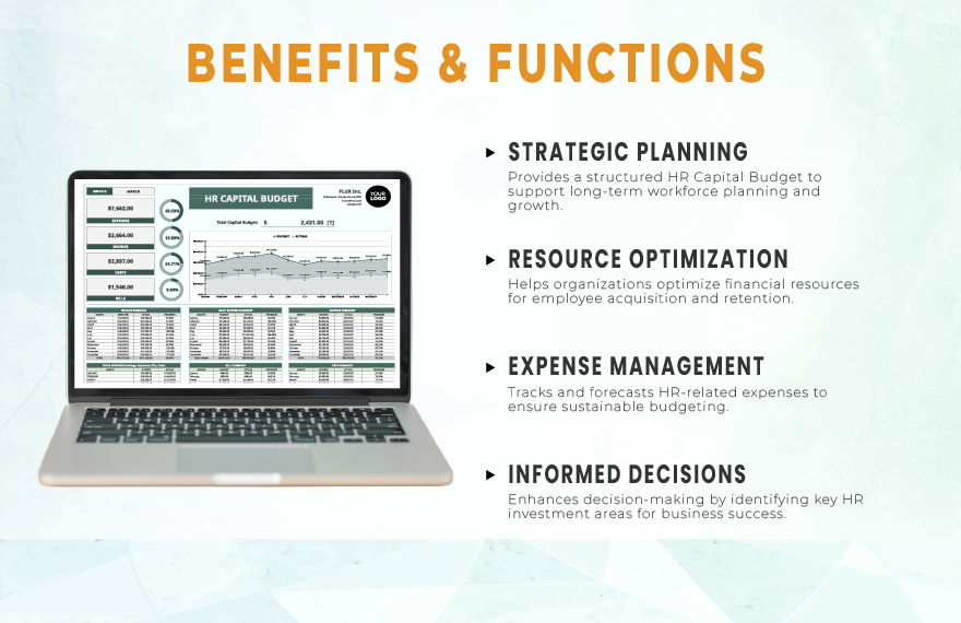 HR Capital Budget Template