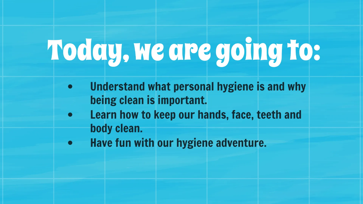 Free Personal Hygiene Template to Edit Online