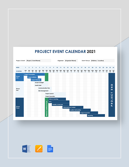 25 Event Calendar Templates Free Samples Examples Formats Download