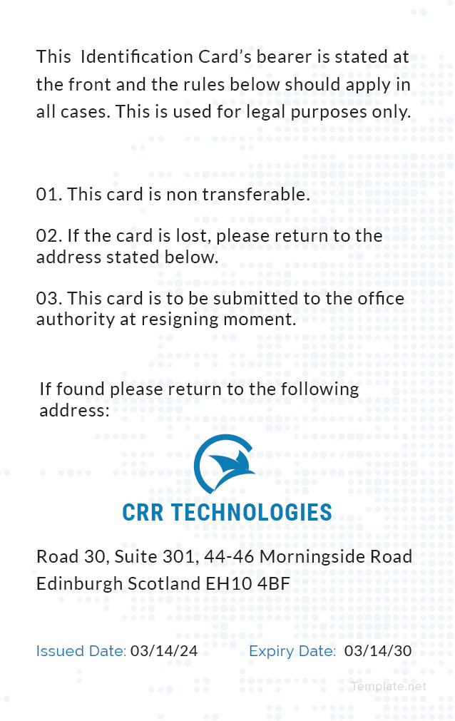 Free Employee ID Card Template in Adobe Illustrator ...