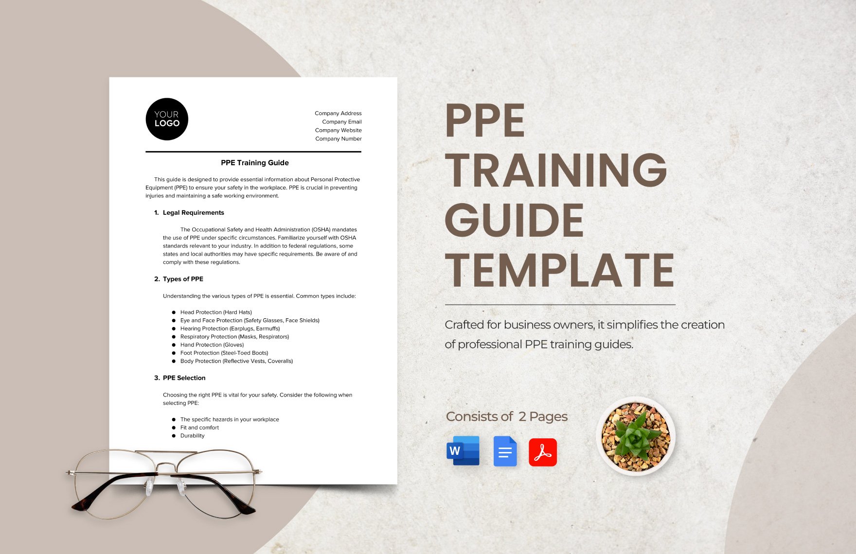 PPE Training Guide Template