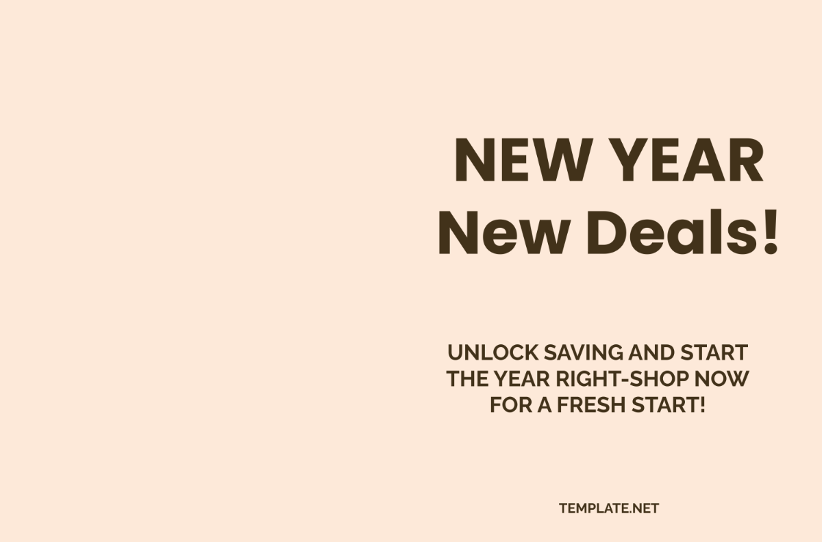 New Year Discount Sale Banner Template