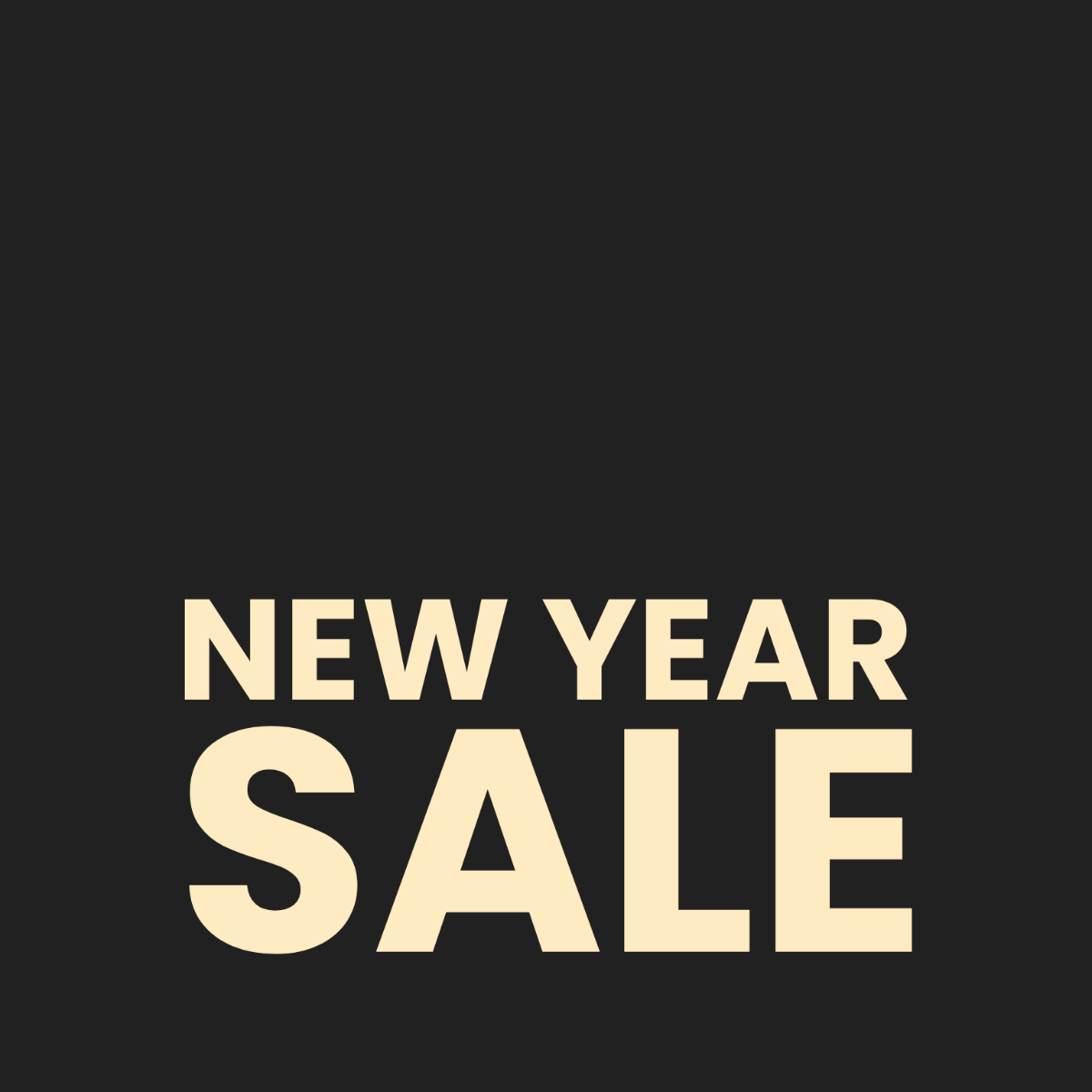 New Year Sale Icon Template