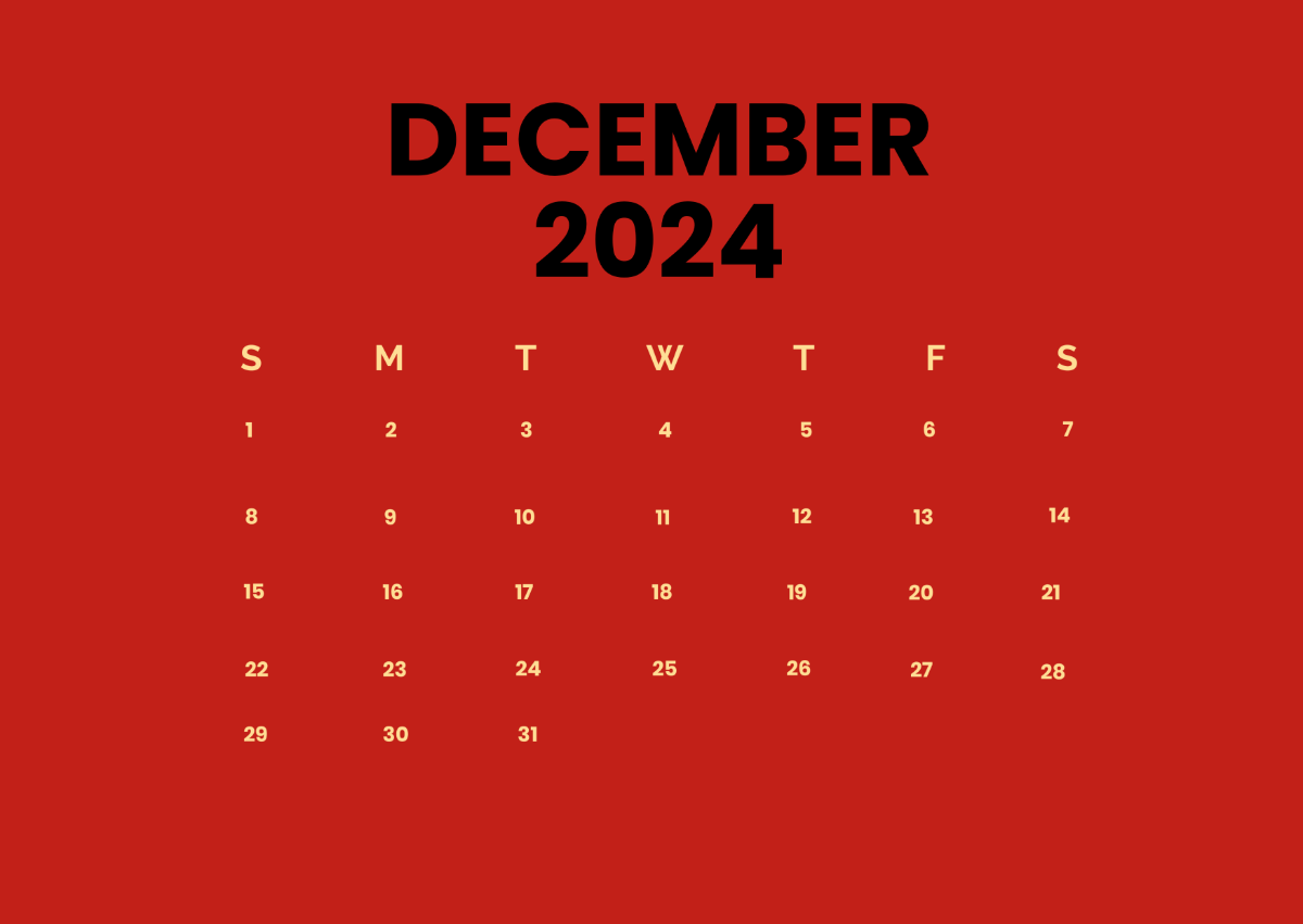 December Calendar 2024 Template