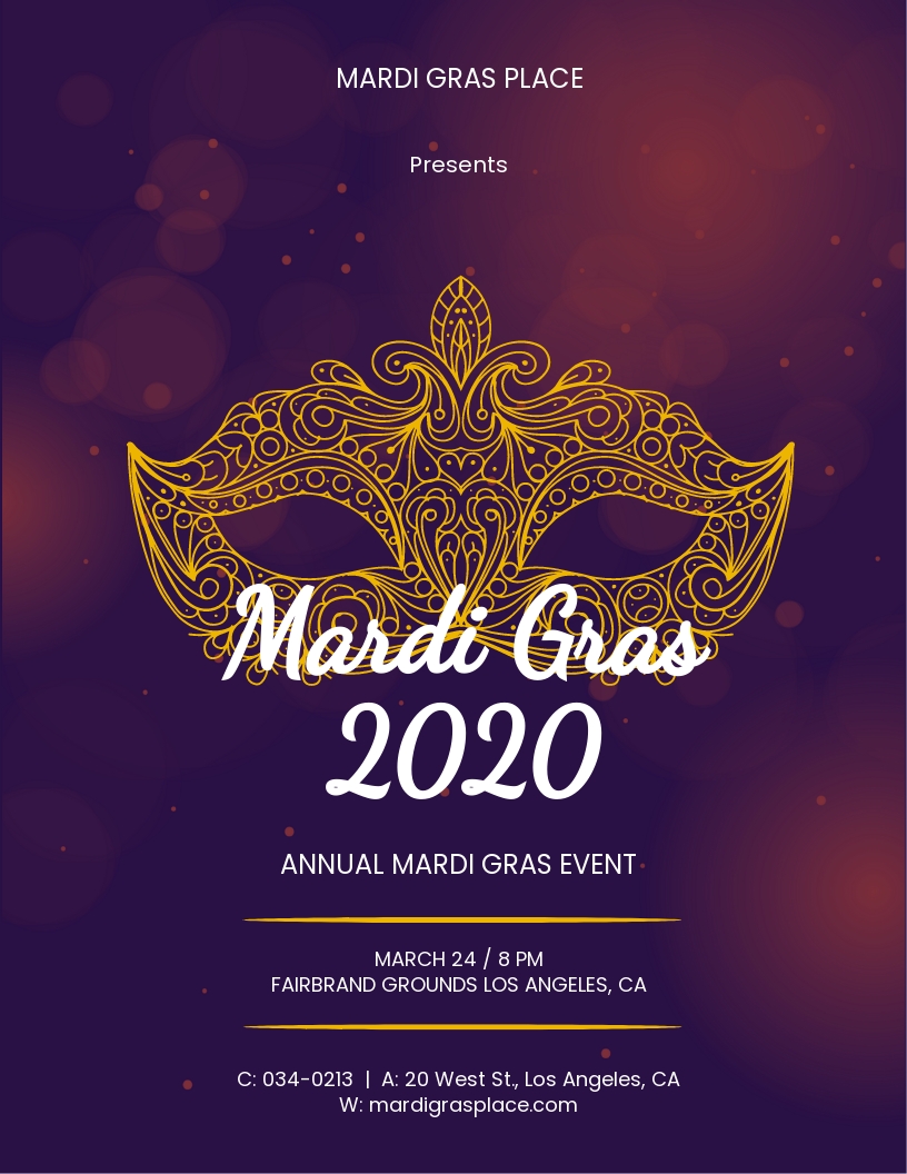 Mardi Gras Flyer Template Free Mardi Gras Flyer Template Free