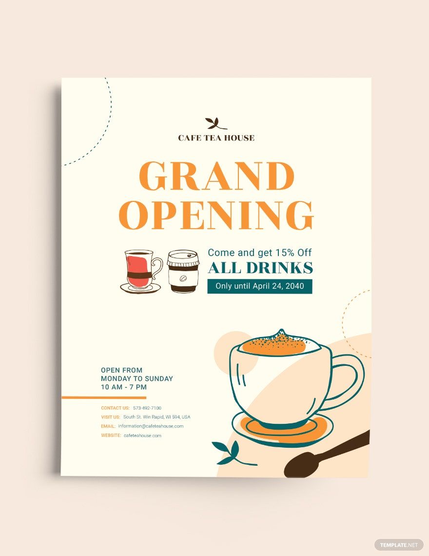 Coffee Menu and Coffee Flyer Template
