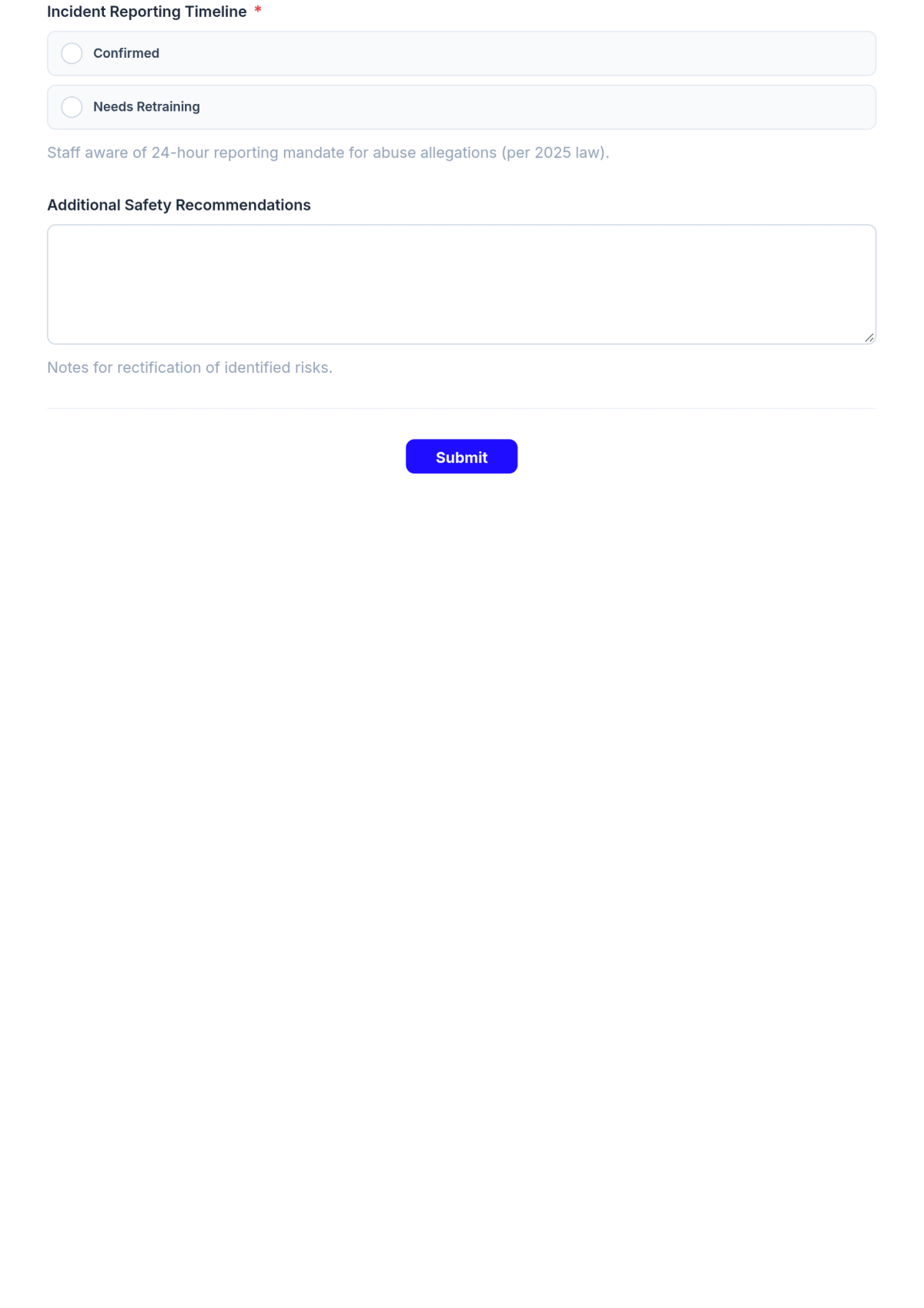 Free Childcare Safety Checklist Template & AI Maker