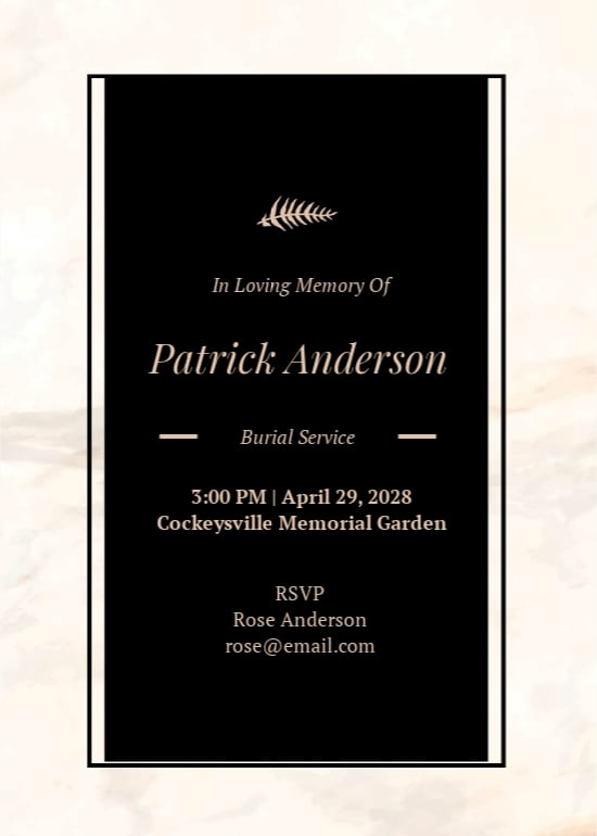 6+ FREE Funeral Invitation Templates in Microsoft Word (DOC)