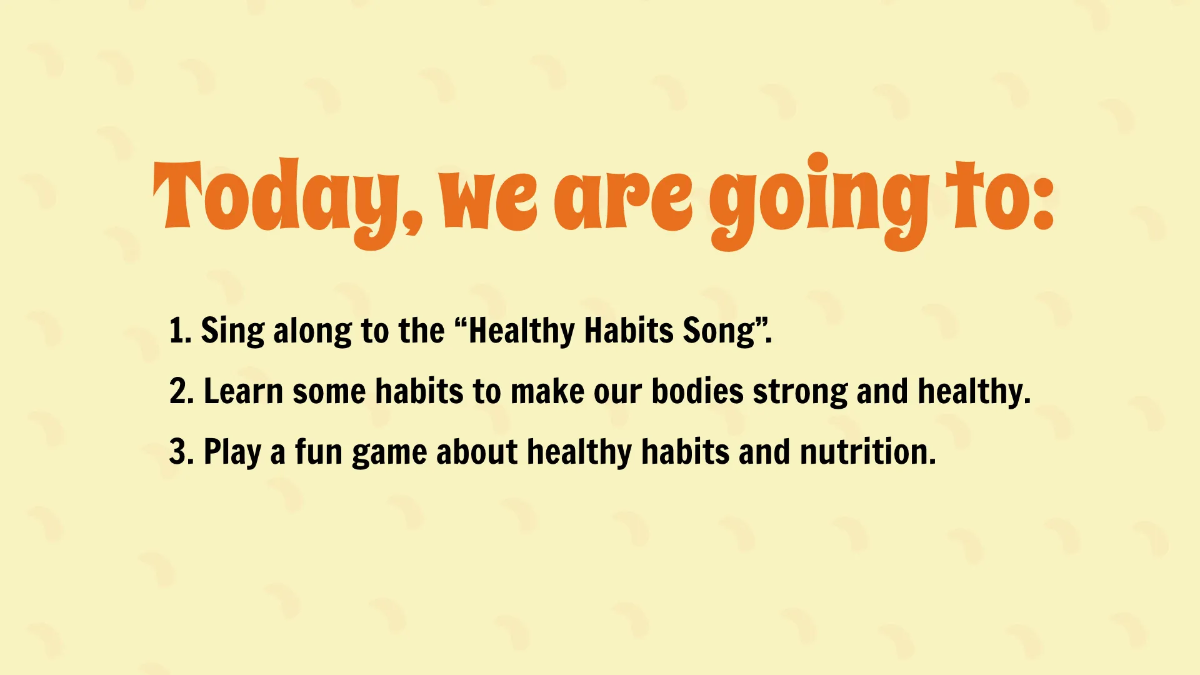 Free Healthy Habits and Nutrition Template to Edit Online