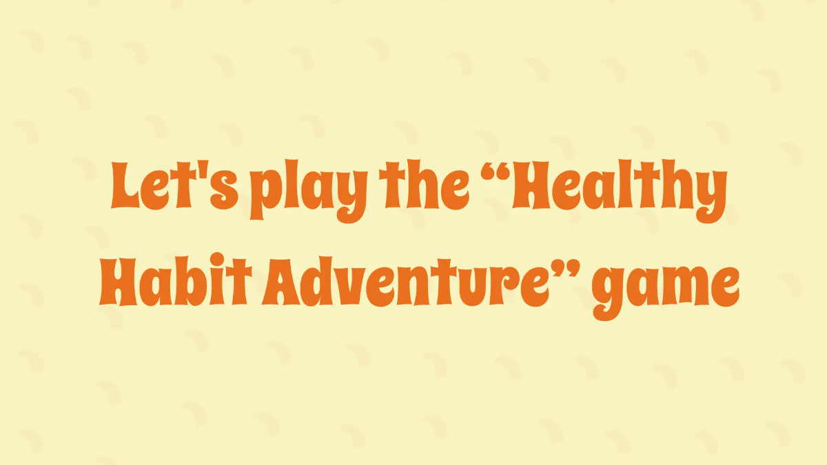 Free Healthy Habits and Nutrition Template to Edit Online