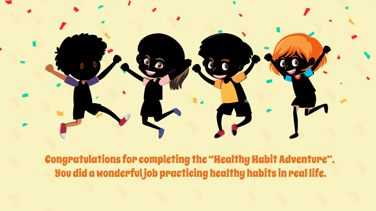 Free Healthy Habits and Nutrition Template to Edit Online