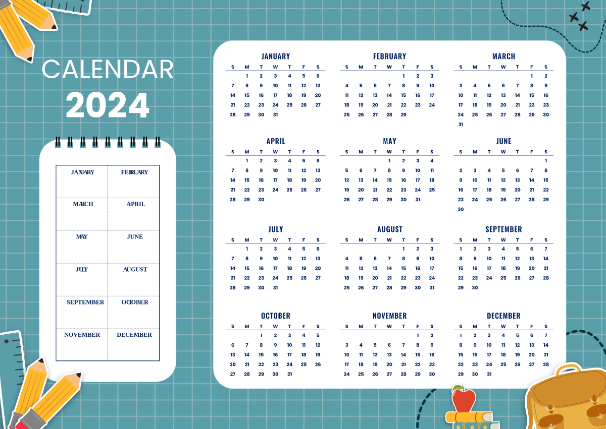 Academic Calendar 2024 Template