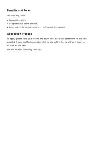 Free Construction Worker Job Description Template to Edit Online
