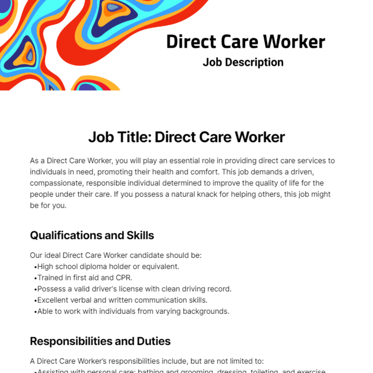 free-direct-care-worker-job-description-edit-online-download