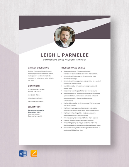 free-commercial-line-account-manager-resume-template-word-apple