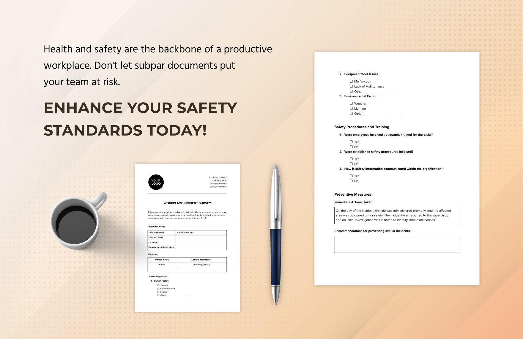 Workplace Incident Survey Template