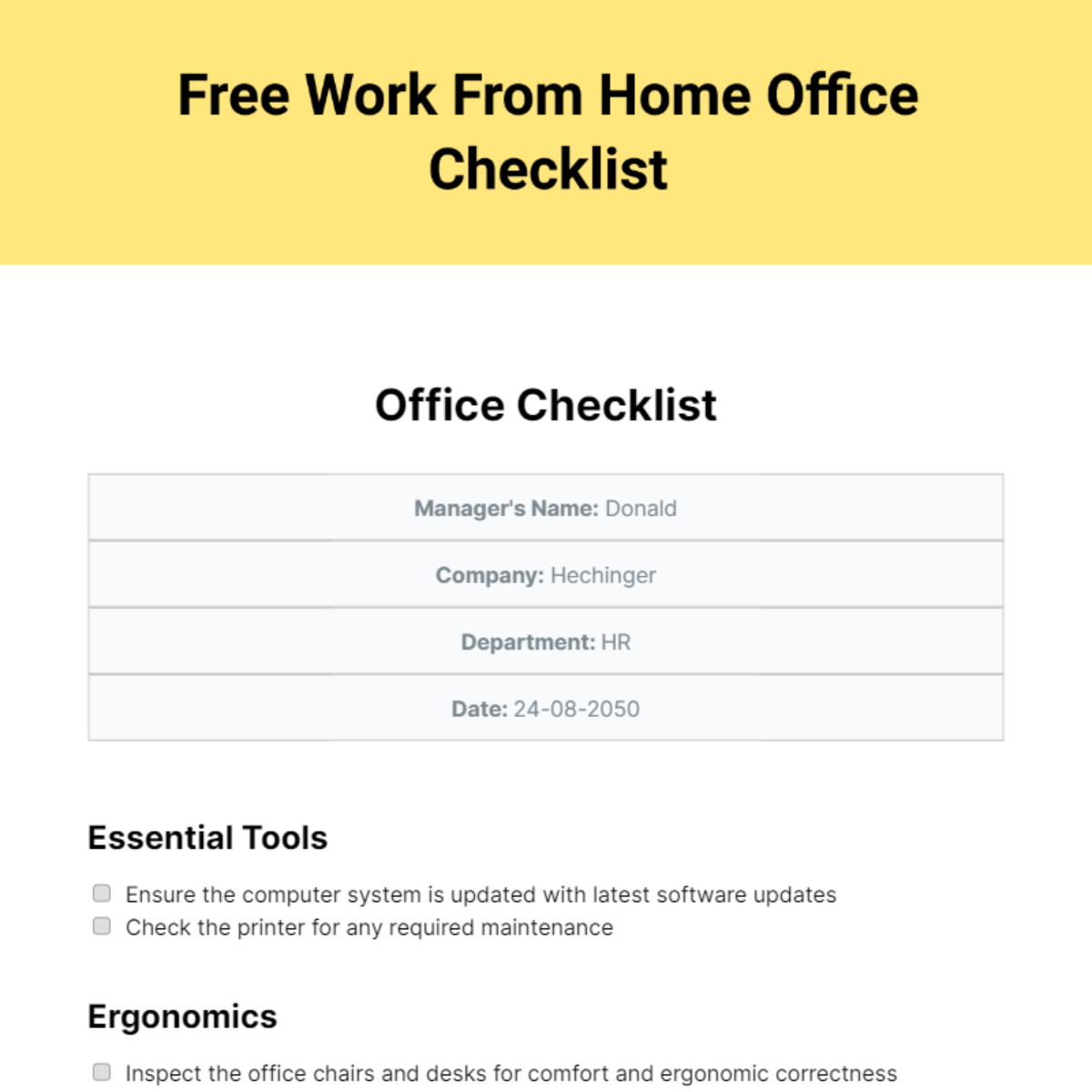 Work From Home Office Setup and Productivity Checklist - Fashion Jackson