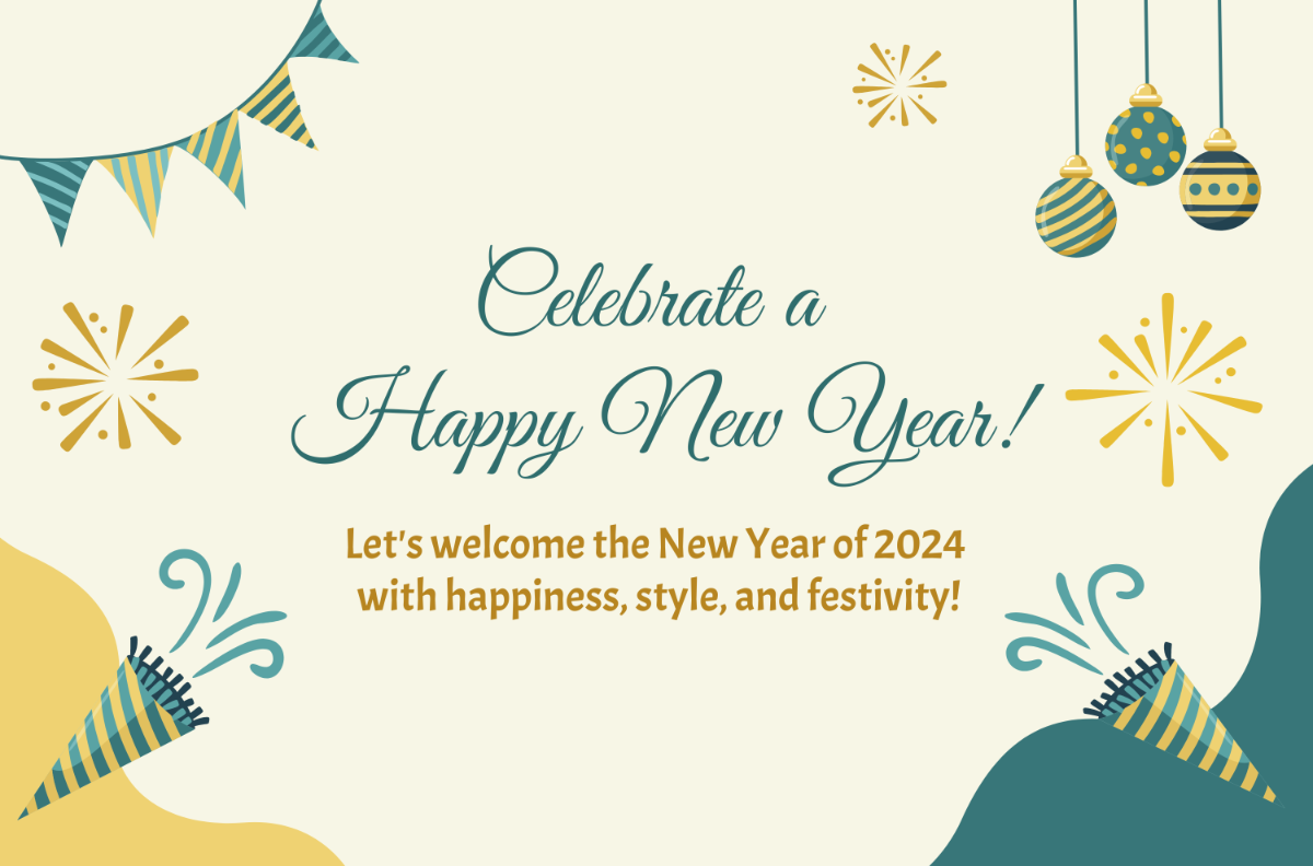 Happy New Year Banner Template