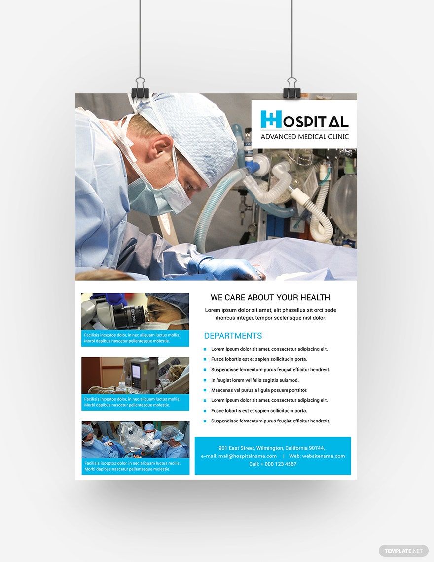 Hospital Poster Template