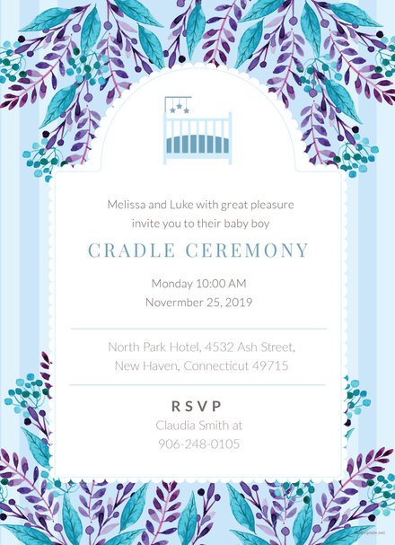 Ceremony Invitation Template 10