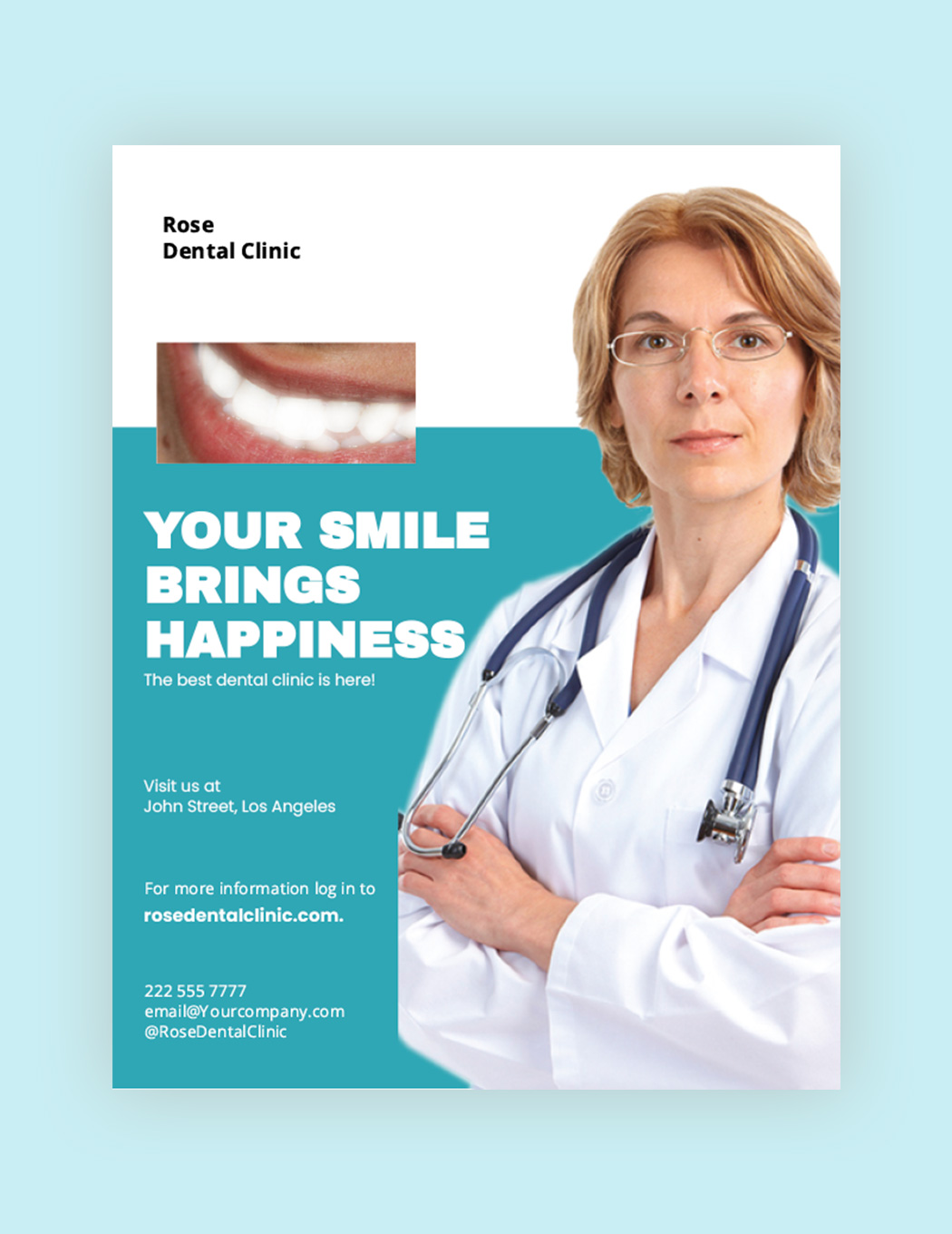 Dental Care Flyer Template Download in Word, Google Docs, Illustrator