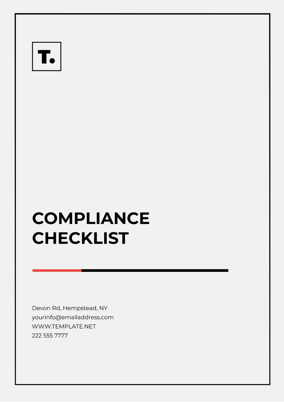 Printable Proposal Compliance Checklist Template - Edit Online & Download