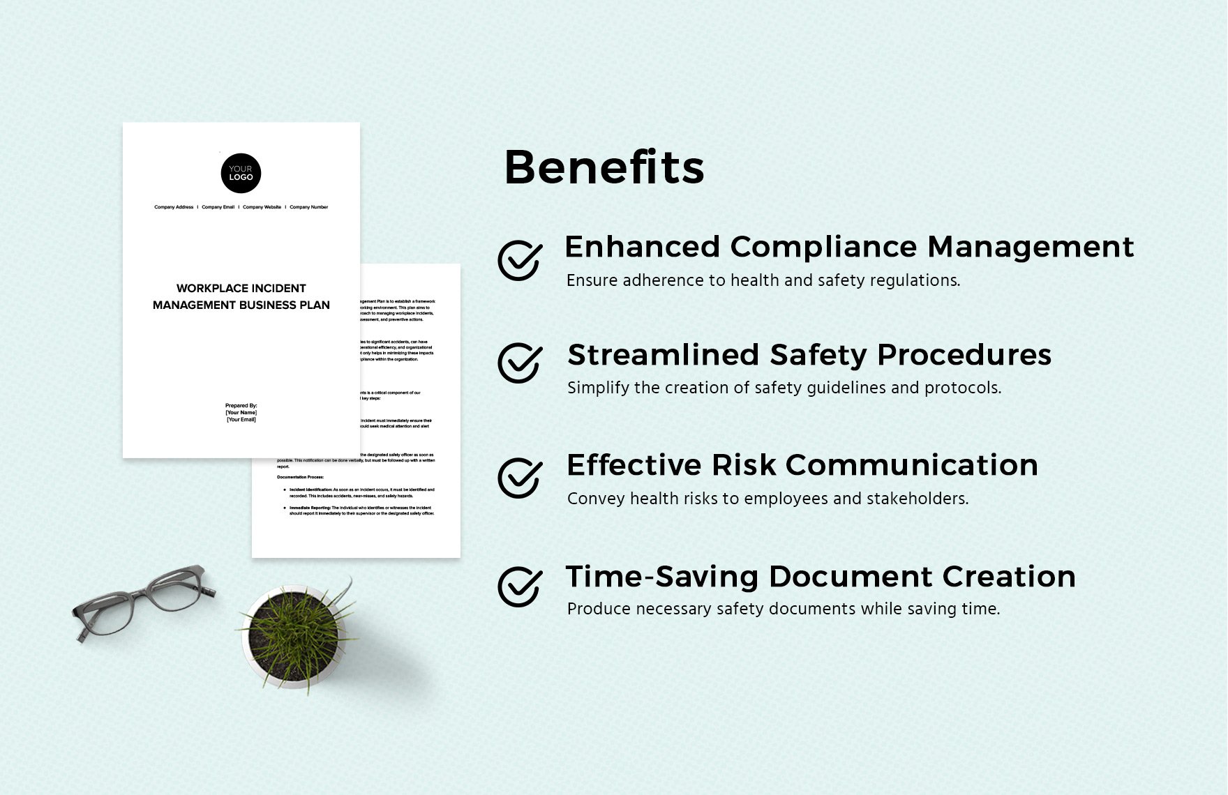Workplace Incident Management Business Plan Template