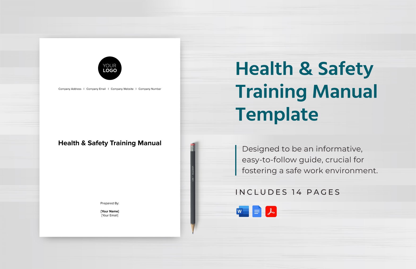 Health & Safety Training Manual Template in Word, Google Docs, PDF