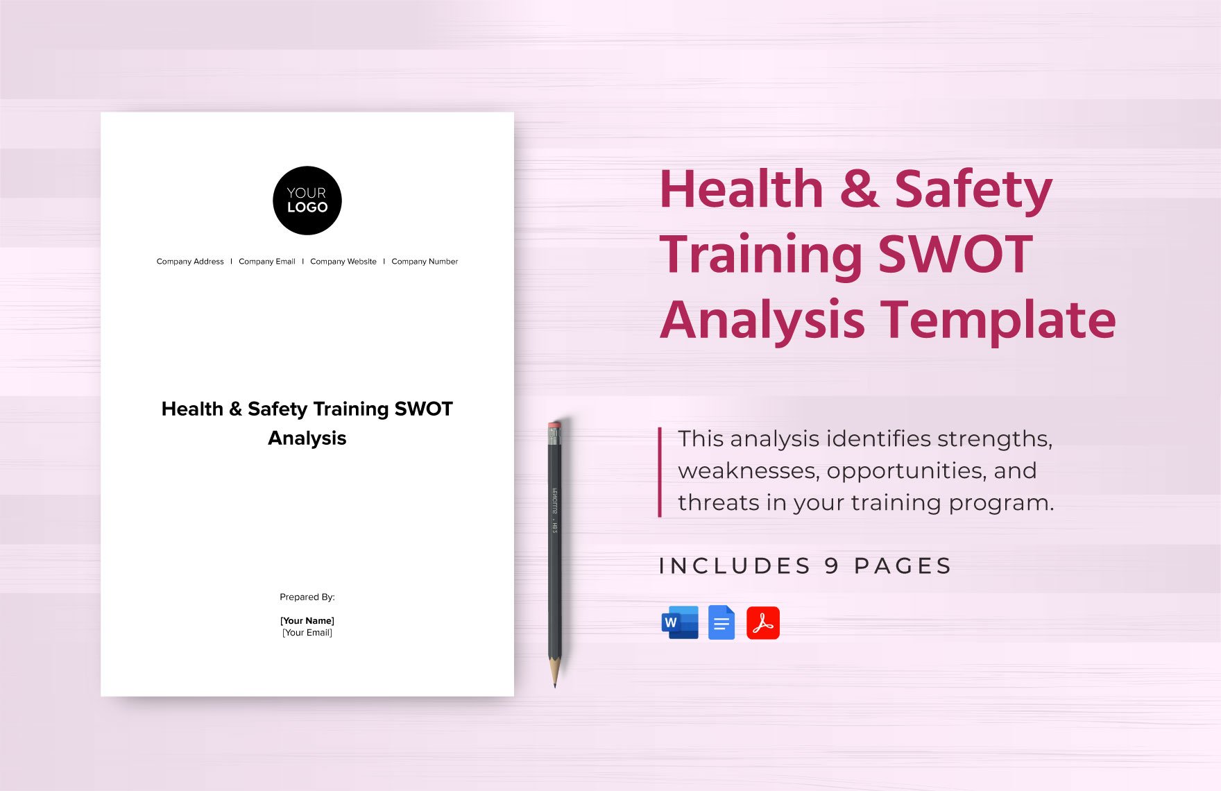 Health & Safety Training SWOT Analysis Template