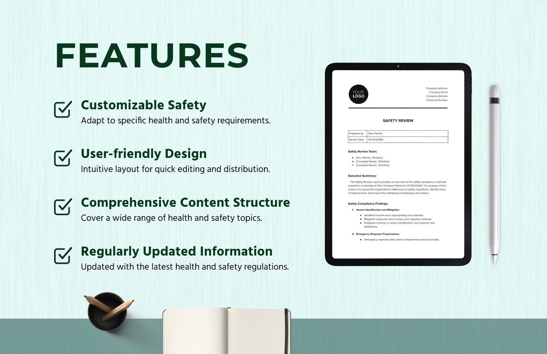Safety Review Template