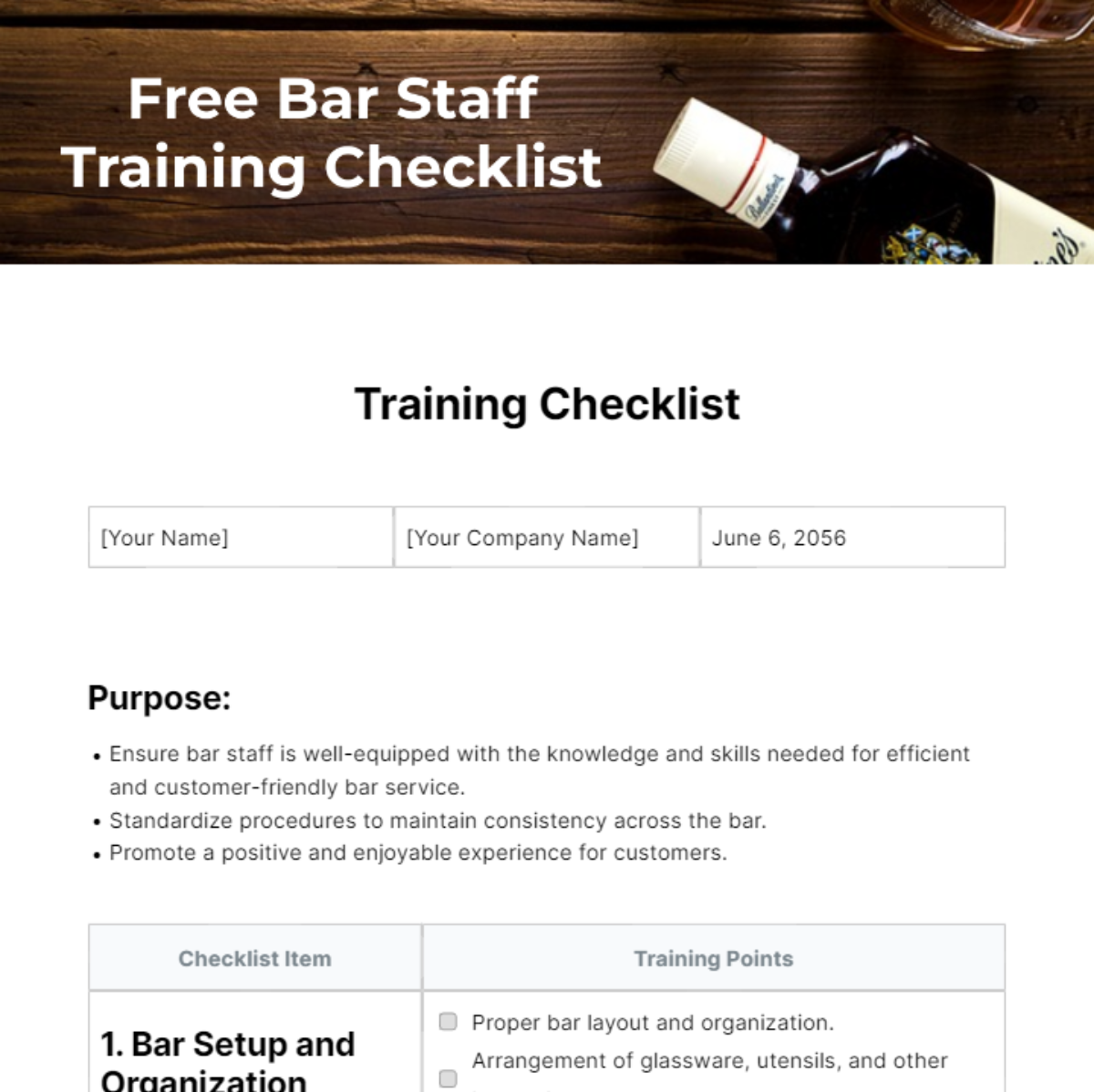 FREE Training Checklist Templates Examples Edit Online Download FREE Training Checklist Templates Examples Edit Online Download