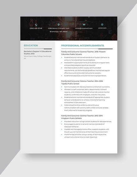 family-and-consumer-science-teacher-resume-template-word-apple-pages