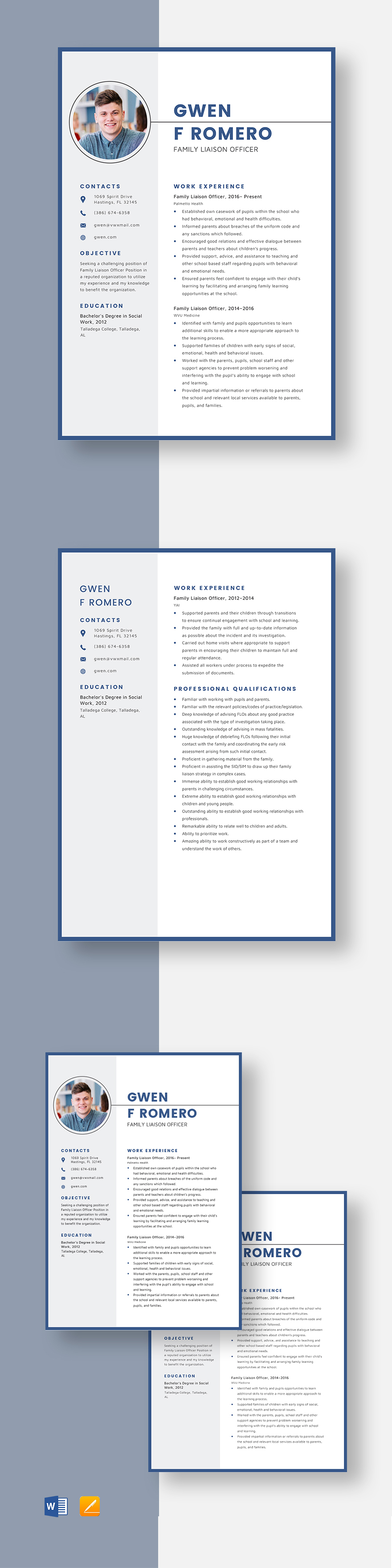 free-family-liaison-officer-resume-template-word-apple-pages