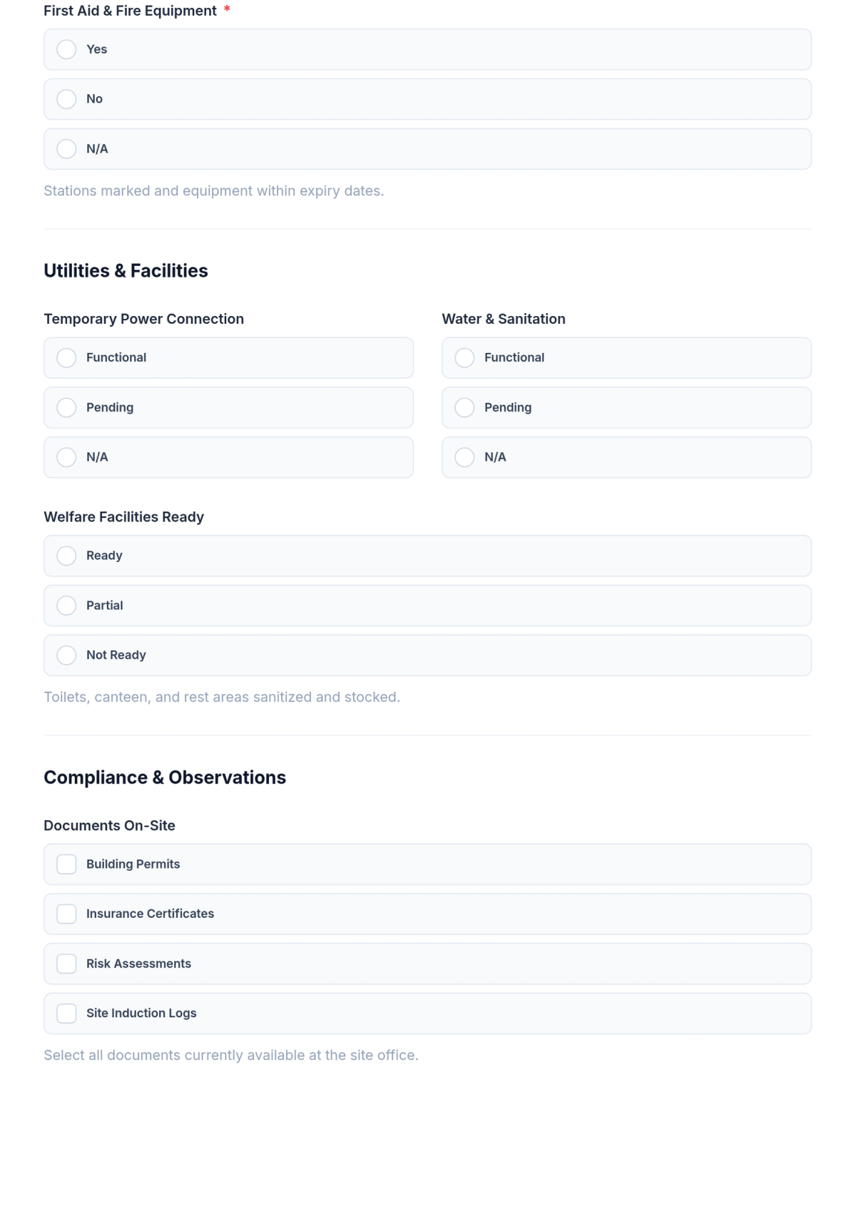 Free Site Establishment Checklist Template & AI Maker Free Site Establishment Checklist Template & AI Maker