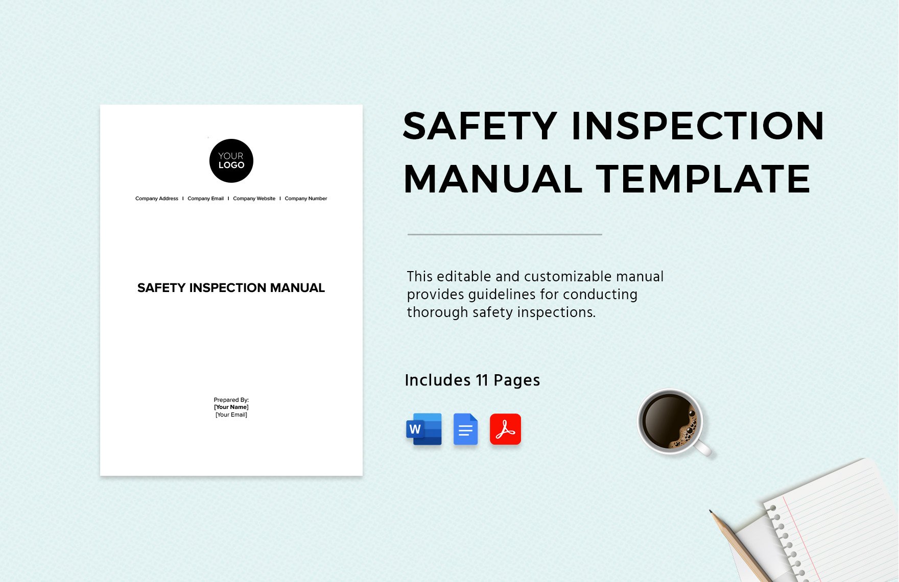 Safety Inspection Manual Template in Word, Google Docs, PDF