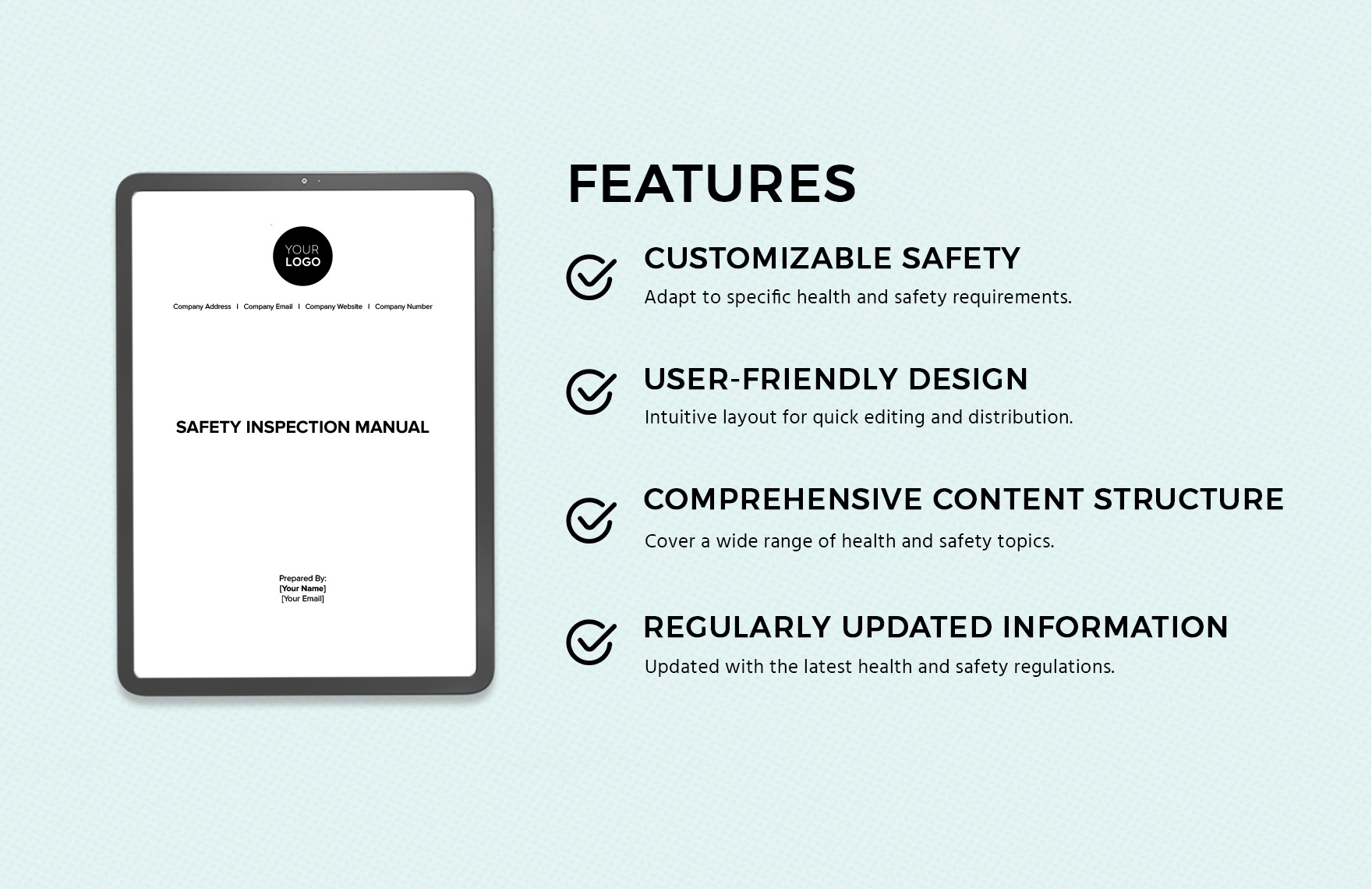 Safety Inspection Manual Template