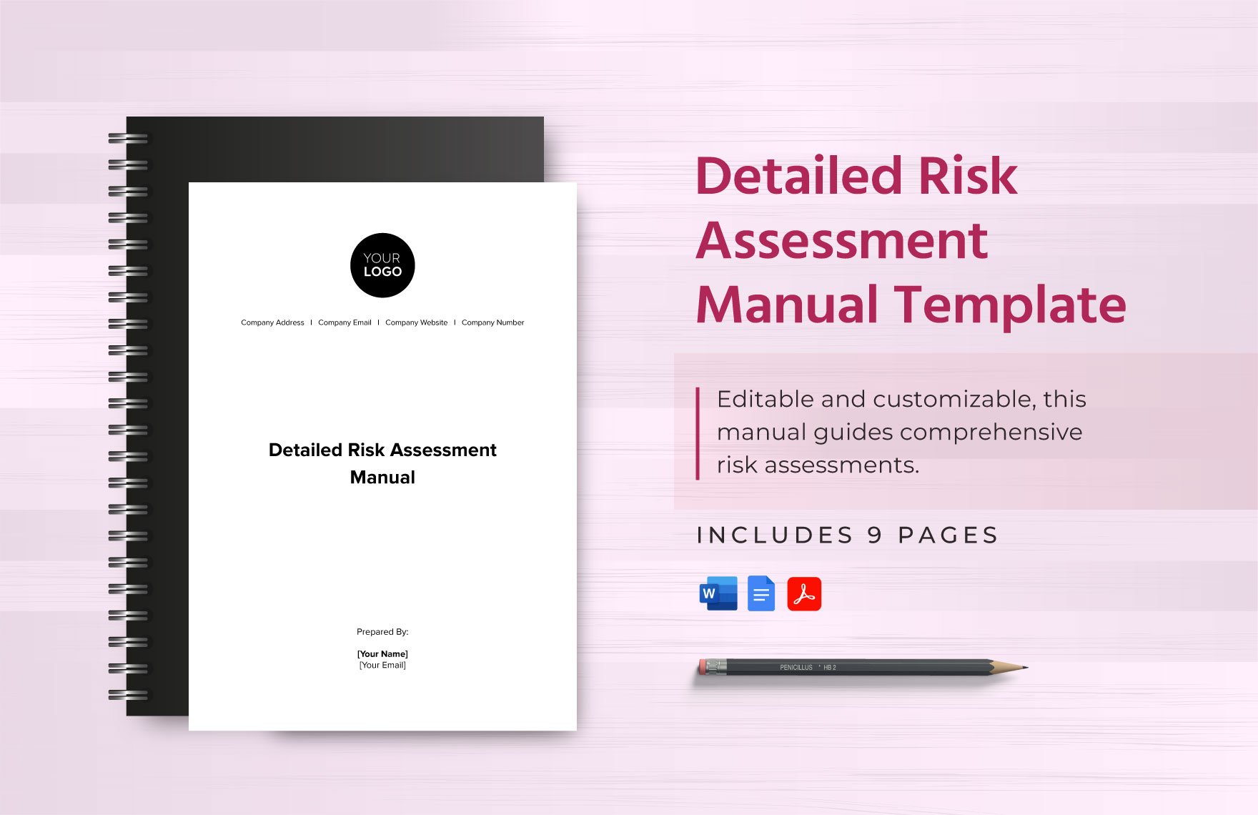 Detailed Risk Assessment Manual Template in Word, Google Docs, PDF