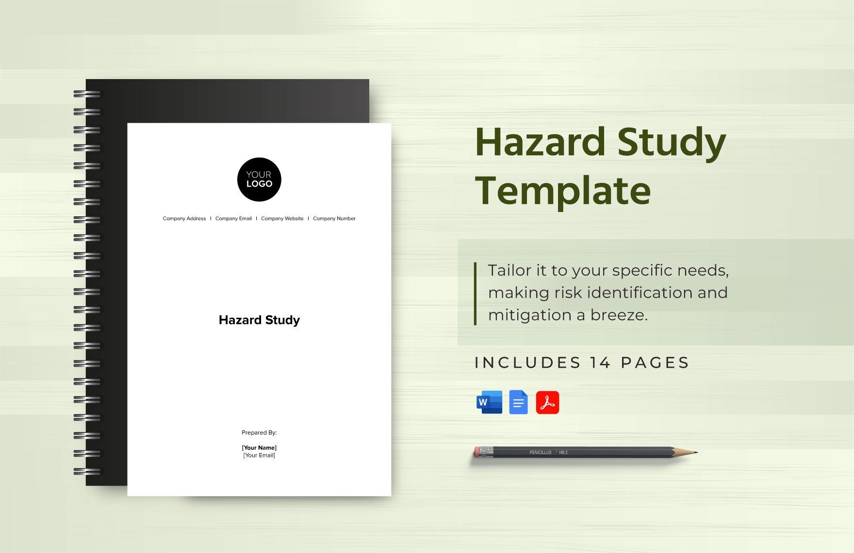 Hazard Study Template in Word, Google Docs, PDF