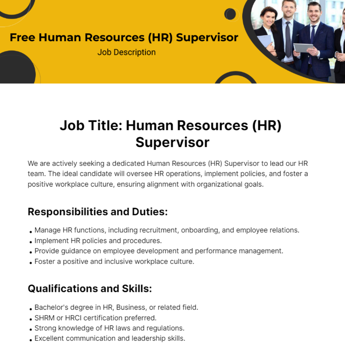 free-human-resources-hr-job-description-templates-examples-edit