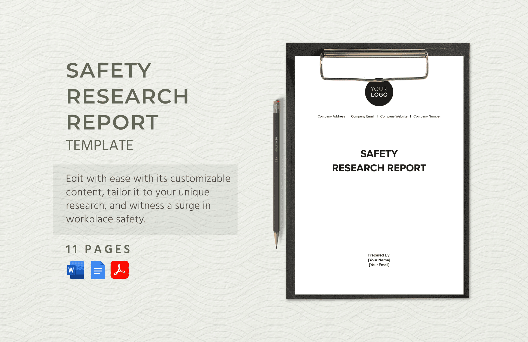 Safety Research Report Template